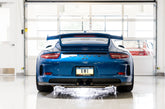 AWE SwitchPath™ Exhaust for Porsche 991.1 / 991.2 GT3 / RS - Diamond Black Tips - Mounted